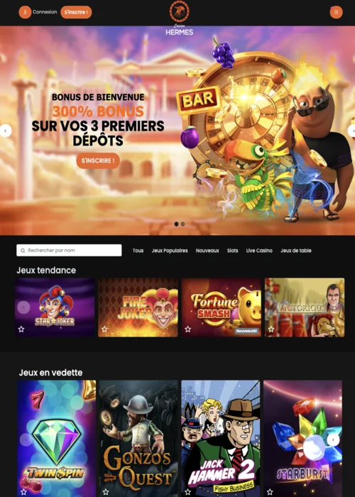 Navigation Casino Hermes<